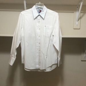 White Tommy Hilfiger white button up